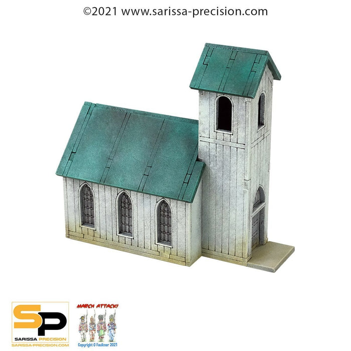 15MM North American Church (Unpainted)