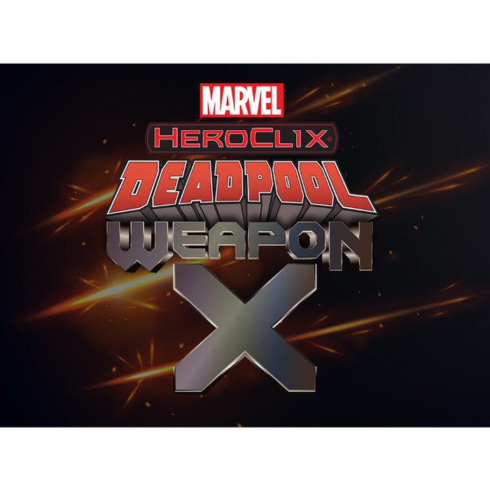 Marvel HeroClix: Deadpool Weapon X Play at Home Kit Wolverine and Deadpool