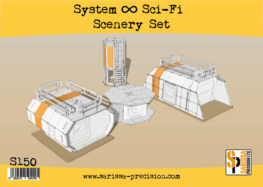 Sci Fi Scenery Set (Unpainted)