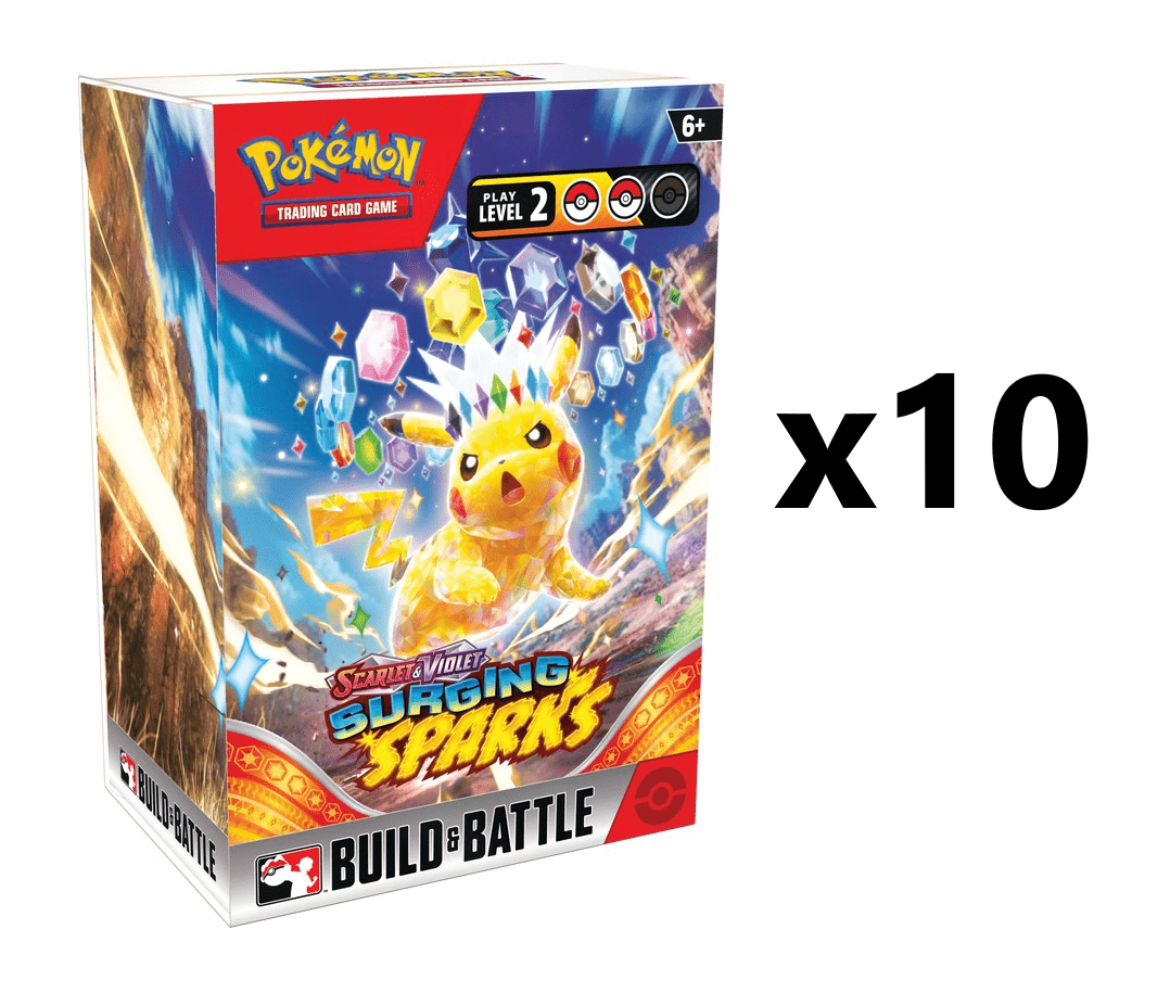 Pokemon Surging Sparks Build & Battle [x10] Sealed Display