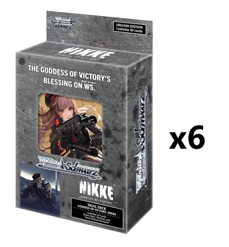Weiss Schwarz: Goddess of Victory: NIKKE (English) Trial Deck+ [x6] Sealed Display