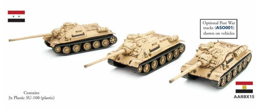 SU-100 Anti-Tank Platoon 3x SU-100 (plastic)