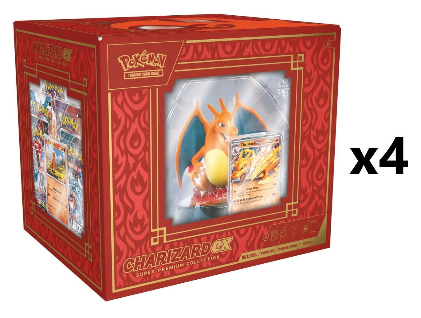 Pokemon Charizard ex Super Premium Collection [x4] Sealed Case