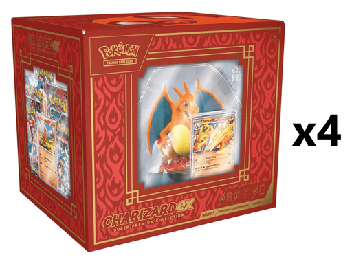Pokemon Charizard ex Super Premium Collection [x4] Sealed Case