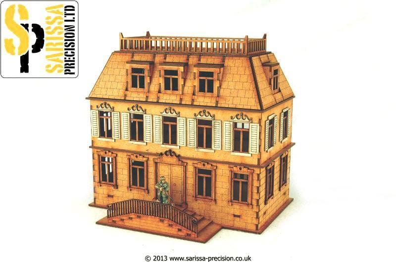 WW2 European Chateau (Unpainted)