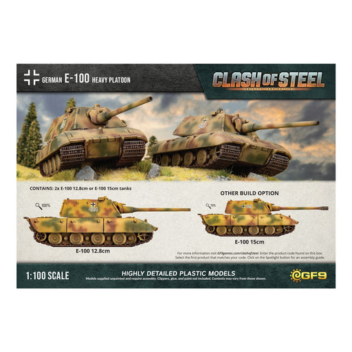 German E-100 Heavy Tank Platoon