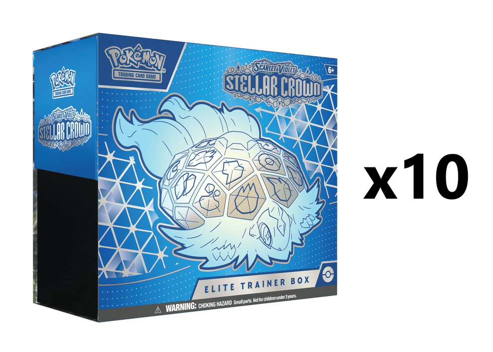 Pokemon Stellar Crown Elite Trainer Box [x10] Sealed Case