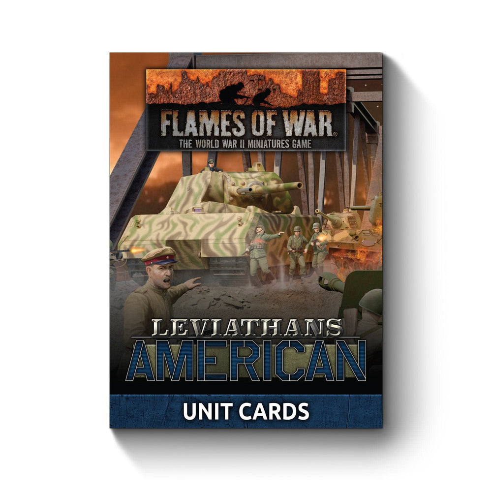 Late War Leviathans: American Unit Cards (33x Cards)