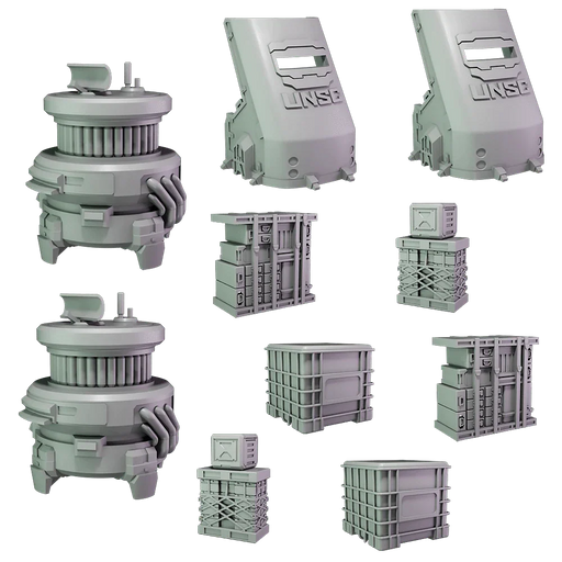 Halo: Flashpoint -  UNSC Scenery Set