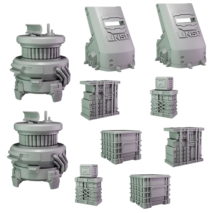 Halo: Flashpoint -  UNSC Scenery Set