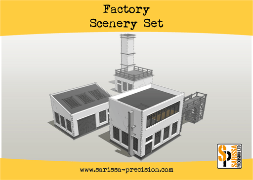 Factory Scenery Set (Unpainted)