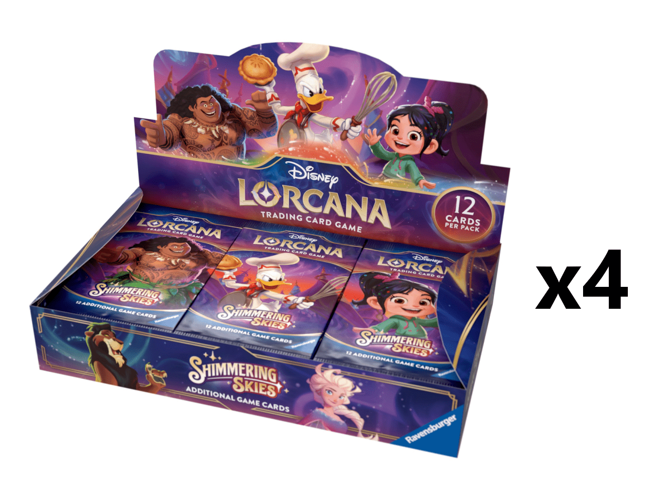 Lorcana: Shimmering Skies [x4] Sealed Booster Case