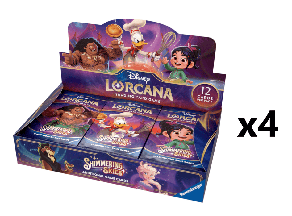 Lorcana: Shimmering Skies [x4] Sealed Booster Case