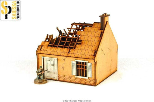 Single Storey House - Destroyed (Unpainted)