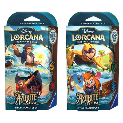 Lorcana: Azurite Sea  -Set of 2- Starter Decks