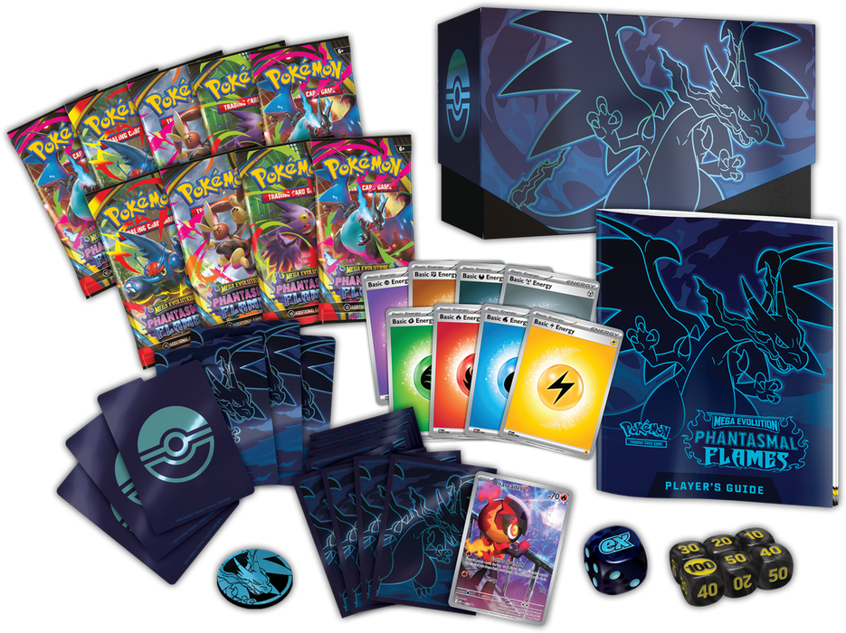 Pokémon CG: Mega Evolution - Phantasmal Flames Elite Trainer Box [ ME02 ] (PREORDER)