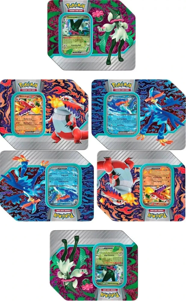 Pokemon Paldea Partners Tins [x6] Sealed Case