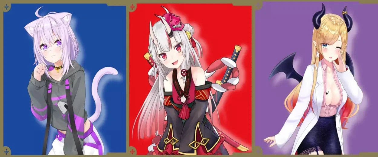 Hololive Official Card Game: Quintet Spectrum -Set of 3- (JPN) Trial Decks