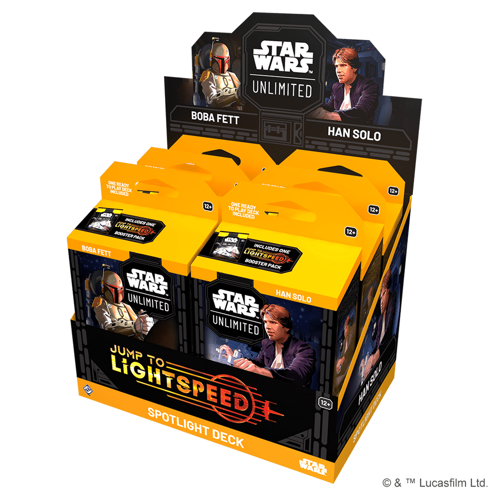 Star Wars: Unlimited - Jump to Lightspeed [x6] Spotlight Deck Display