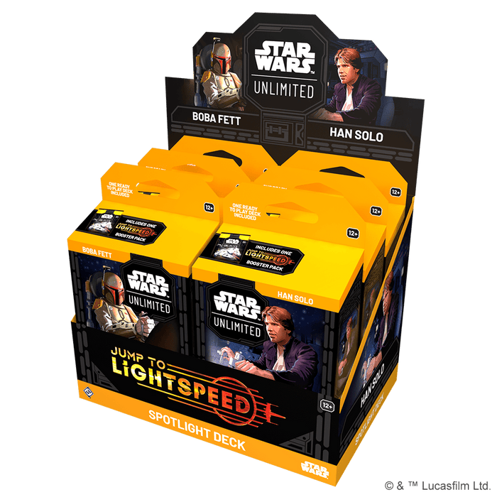 Star Wars: Unlimited - Jump to Lightspeed [x6] Spotlight Deck Display