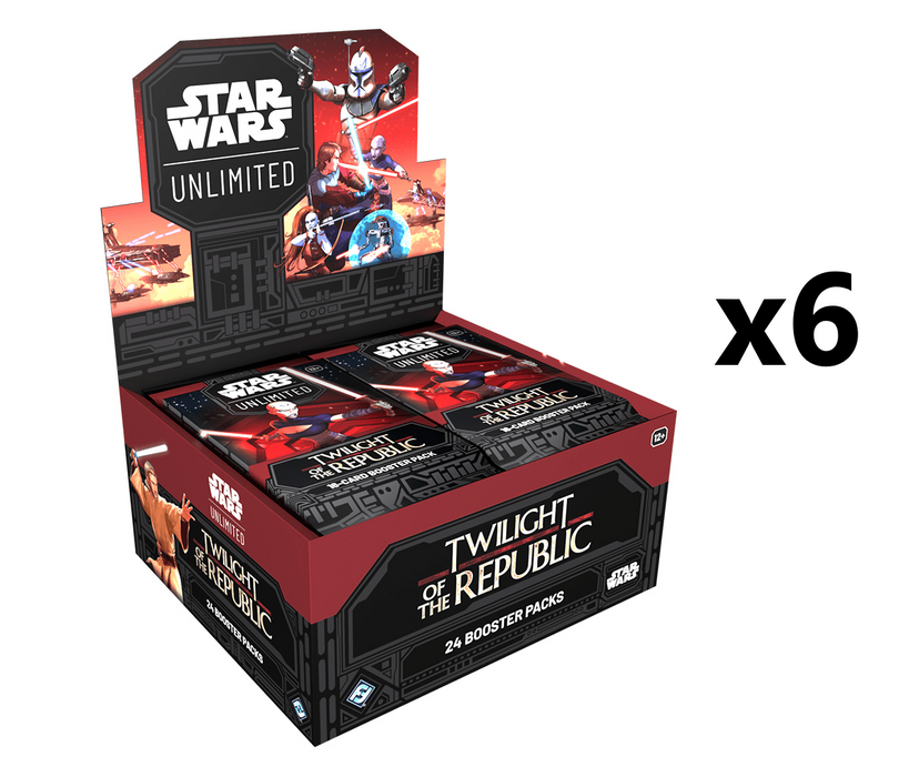 Star Wars: Unlimited - Twilight of the Republic [x6] Booster Sealed Case