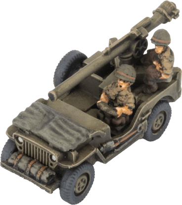 Jeep with 105mm Recoilless Rifle